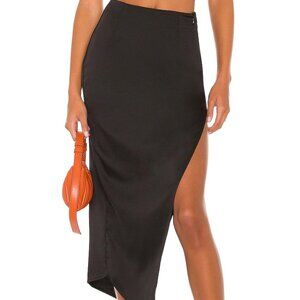 NWT :Atoir The Elsa Skirt Satin fabric with asymmetric hem.  Size US Small